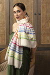 Mauli Elara | Embroidered Wool Silk Stole